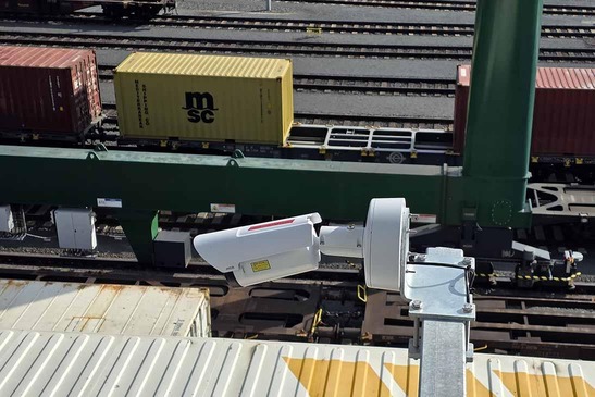 Container und Kamera