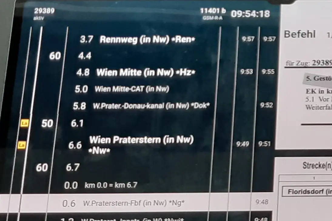 Electronic Timetable Example Electronic timetable - ÖBB-Infrastruktur AG