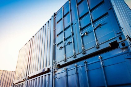 Gestapelte Container