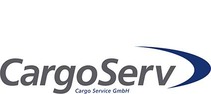 Logo Cargo Serv. Cargo Service GmbH<br/>Textinsert: weißer Hintergrund, grau CargoServe, blau Cargo Service GmbH