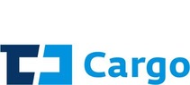 Logo CD Cargo<br/>Textinsert: weißer Hintergrund, schwarz und blau Schriftzug Cargo