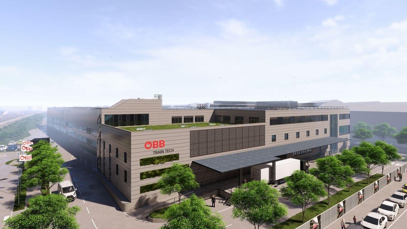 Text insert: Image of the Floridsdorf maintenance hall