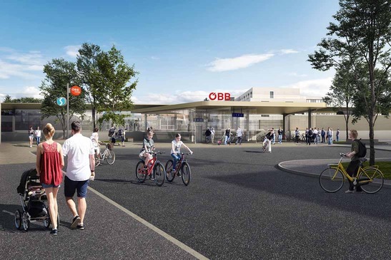 Verbindungsbahn Visualisierung Bahnhof Speising 