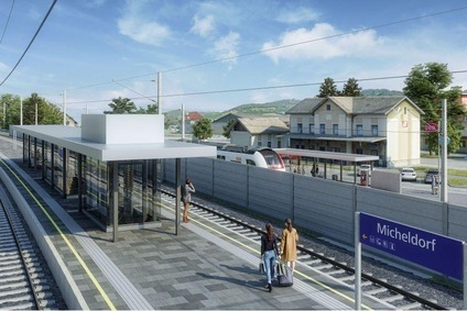 Visualisierung des modernisierten Bahnhof Micheldorf