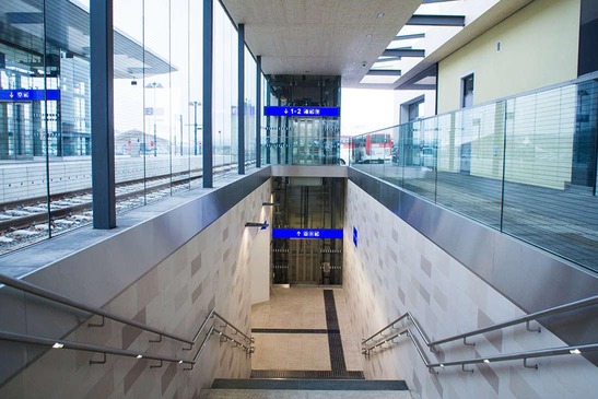 Barrier-free railway station Mattersburg