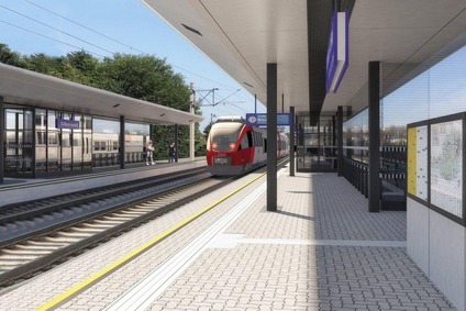Visualisierung der Nordbahn - Bahnhof Silberwald