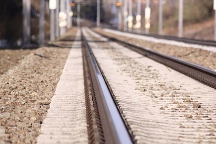 Foto Zweigleisiger Schienenstrang