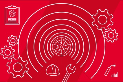 Sujet: Grafik, die mittels Piktogrammen Know-How und Wow zeigt