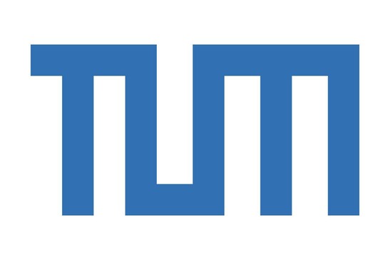 Logo TUM<br/>Textinsert: weißer Hintergrund, blau TUM