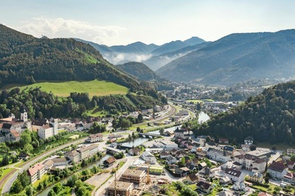 Lilienfeld Abbey in the Traisental valley, Mostviertel region