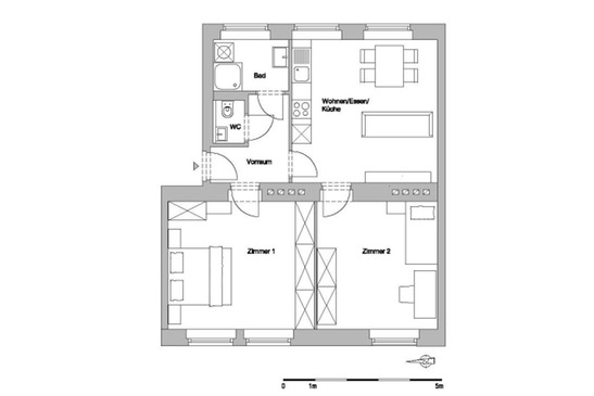 Grundriss St. Michael, Top 668