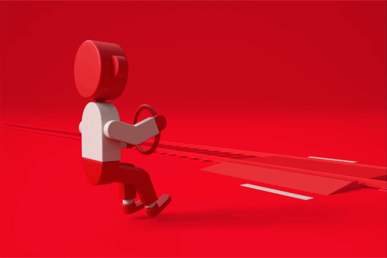 eliminiert<br/>Textinsert: bewegtes Bild, Maxer fährt auf Bahnübergang und wird von Zug erfasst