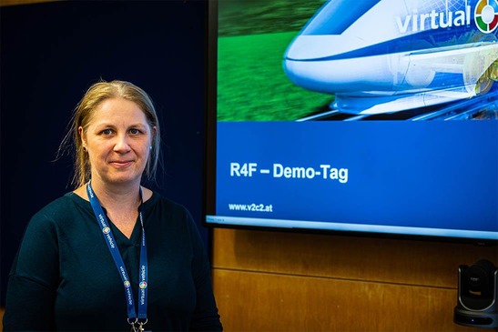 Michaela Haberler-Weber am Demo-Tag