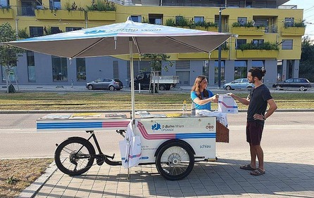 Imagebild des mobilen Infostands