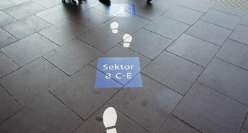 Bahnsteigsektoren