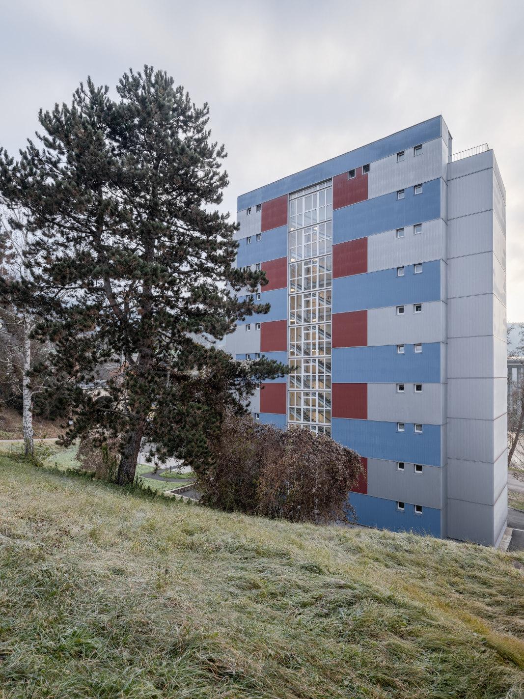 Wohnhaus Pischkerstraße , hofseitige Außenansicht 