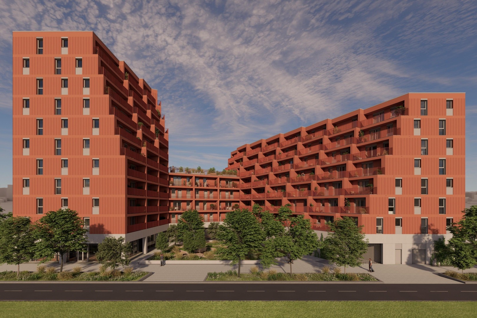 Renderings ELFI Frontalansicht