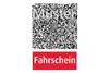 Abbildung eines Muster-Fahrscheins mit Code