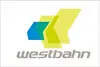 Westbahn Logo, blau-gelb-grau
