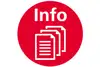 Symbolic image for documents SGD<br/>Text insert: red circle, white info, and 3 sticky notes in a row
