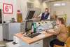 Trainees in the operation of interlockings and electronic user interfaces