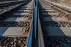 Railtrack close up