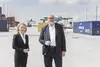 Andreas Matthä and Renate Glisic at the Terminal Wien Süd
