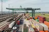 Gantry crane in Terminal Wien Süd