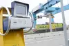 Entrance column with access control
