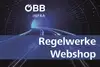 Teaser image, tunnel with railway tracks and text Regulations Webshop