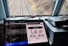 Using a tablet with the infraDOAS app in the driver's cab of a train