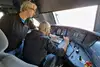 Train driver receives training in infraDOAS in the driver's cab
