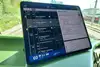 Using a tablet with the infraDOAS app in the driver's cab of a train
