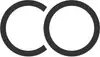 Logo CO<br/>Textinsert: weißer Hintergrund, schwarz CO