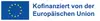 Logo Kofinanziert von der Europäischen Union<br/>Textinsert: Links EU-Fahne, rechts blau Kofinanziert von der Europäischen Union