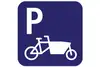 Textinsert: Pikotgramm für Lastenrad Parkplatz