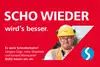 Kampagnensujet zur SchnellerBahn. Textinserts: Scho Wieder wird´s besser. Es wird Schnellerbahn! Längere Züge, mehr Sitzplätze und kürzere Wartezeiten. Dafür bauen wir um. Am Bild Projektleiter.