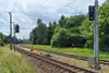 Picture of railway tracks with natural landscape