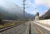 View of the track between Linz and Selzthal, which is sectionwise double-tracked