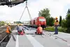 Textinsert: Foto Bauarbeiten am Bahnhof St. Andrae