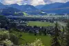 View of Salzkammergut from Pürgg railway station