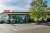Textinsert: Foto Hauptzugang des Bahnhof Wr. Neustadt Hbf