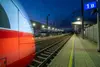 Zug im Bahnhof