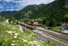 Photo Bad Hofgastein<br/>Text insert: Landscape with Bad Hofgastein train station