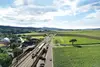 Vogelperspektive von Bahnhof Ollersbach
