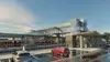 Visualisierung Bahnhof Götzendorf P&R, Bahnsteige, Personensteg
