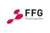 Logo FFG Forschung wirkt<br/>Textinsert: weißer Hintergrund, rotes Icon, schwarz FFG, darunter schwarz Forschung wirkt.