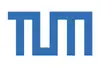 TUM logo<br/>Text insert: white background, blue TUM