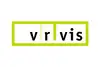 Logo V R VIS<br/>Text insert: white background, green bar, gray v r vis