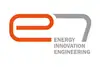 Logo e7 Energy Innovation Engineering<br/>Textinsert: weißer Hintergrund, rot e, grau Energy Innovation Engineering